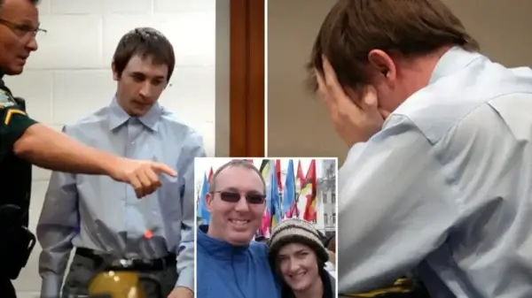 Adopted Son Sobs in Court as He Faces Trial for Killing His Adoptive Parents 115316859