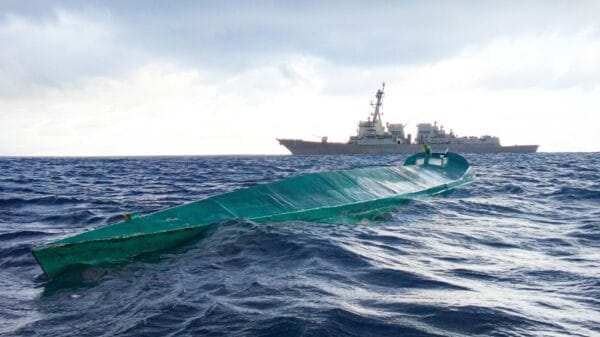 U.S. Strikes Suspected Drug-Trafficking Boat in Eastern Pacific, Three Killed 200515 N N3764 002