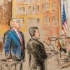 Final Case Dismissed — Donald J. Trump Cleared After Last 2020 Election Interference Case Is Dropped 230803162310 23 trump arraignment 0803 sketch