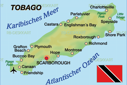 American Tourist Found Dead in Tobago Village — Suspect Arrested karte 8 97