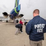 Trump Administration Moves to Dismiss Thousands of Asylum Cases, Opening Door to Third-Country Deportations 129 Chicago ERO Repat Plane 102115 JD