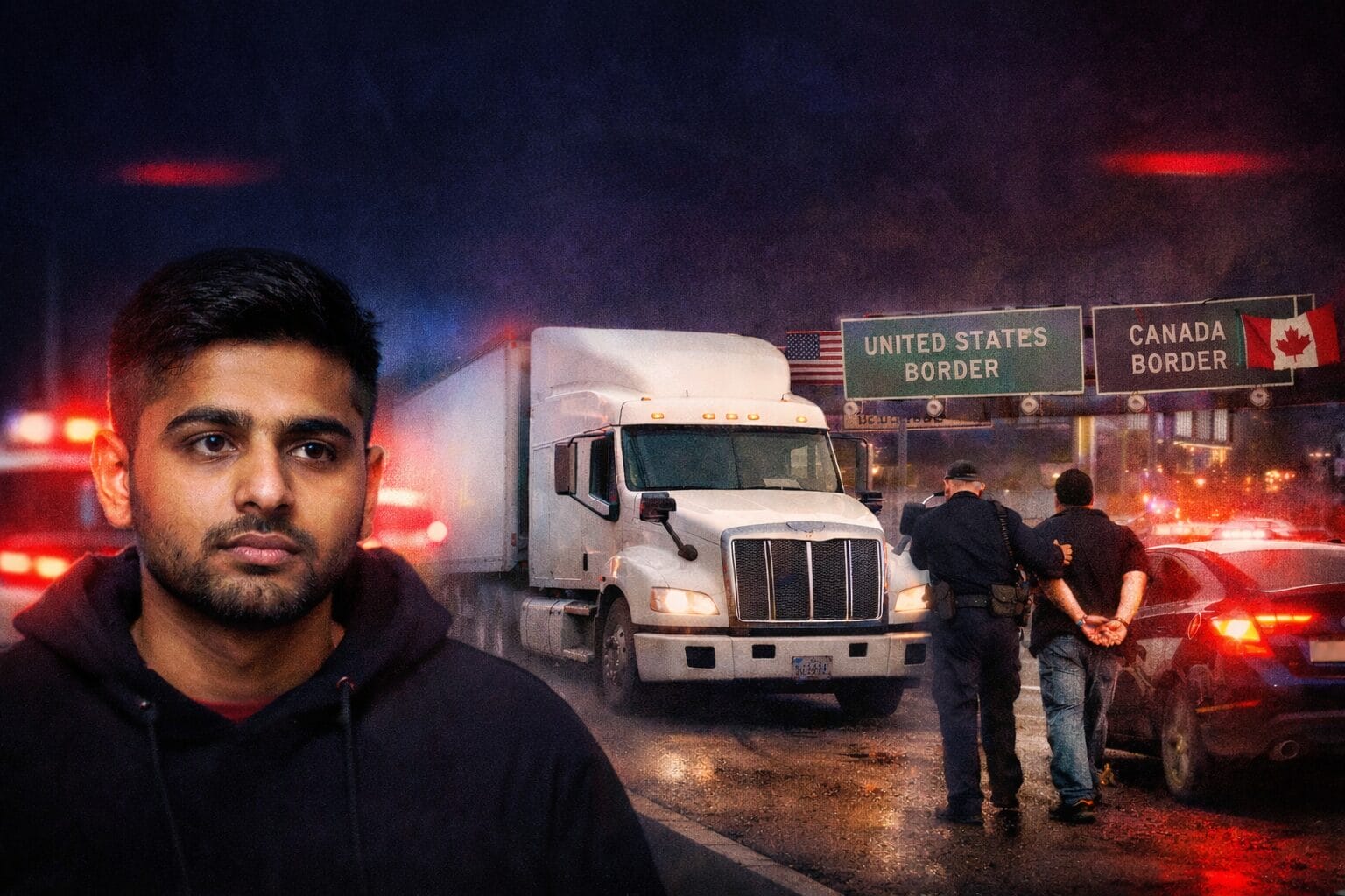 Young Ontario Man Arrested at US-Canada Border for Driving Stolen Semi-Truck, Later Freed on Bond ChatGPT Image Dec 18 2025 12 04 43 AM 1