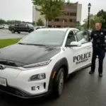 Maine Man Arrested After Allegedly Breaking Into Apartment, Unwrapping Gifts and Napping on the Couch Electric Police Car E LCO 1 600x379 1