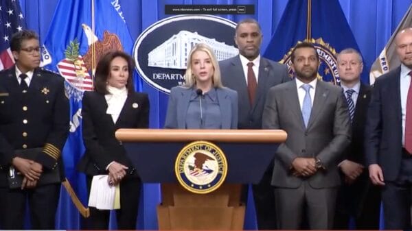 Officials say a fresh review of evidence led to arrest in D.C. pipe bomb case