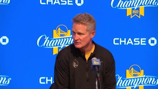 Warriors Coach Kerr Urges Action on Gun Violence After Brown University Shooting Steve Kerr Post Game Presser FULL Audio Issues 2022 10 19T06 19 06
