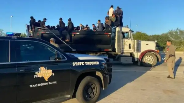 Texas Border Agents Arrest Suspect After Busting Human Smuggling Ring With 17 Migrants Found in Home TXDPS Stop Human Smuggling