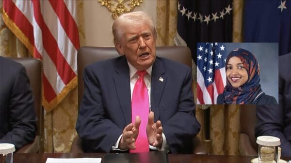 Trump Escalates Attacks on Ilhan Omar During 9th Cabinet Meeting, Calling Her “Garbage” and Telling Her to “Go Back” Trump Ilha Imar