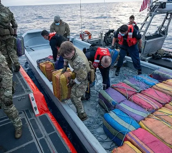 US Seizes Second Vessel Near Venezuelan Coast After Trump’s Blockade Warning coast guard drugs 2