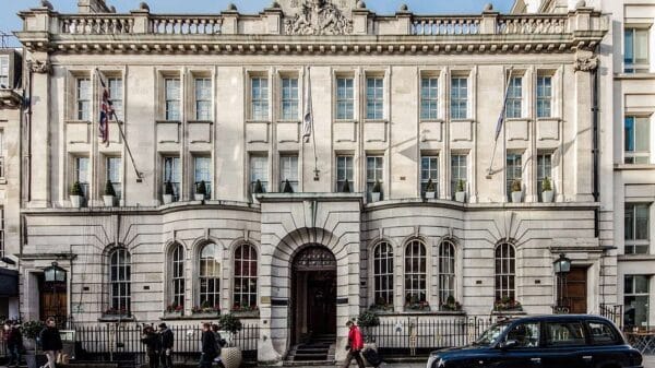 Russell Brand Faces Two New Charges of Rape and Sexual Assault in UK Legal Case exterior at courthouse