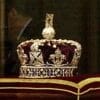 Protesters Smash Custard and Crumble on Crown Jewels Case at London’s Historic Tower skynews state crown crown jewels 7102492